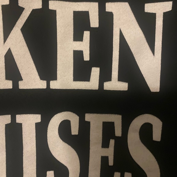 Broken Promises hoodie “Don’t Get Emotional It’s Only Broken Promises” men’s L - Picture 7 of 16